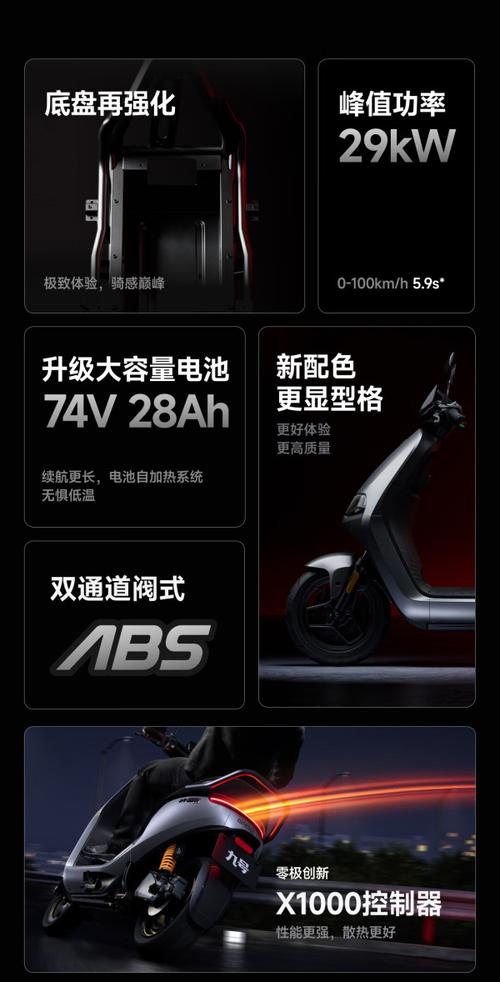 九号E300P MK2智能电动摩托车到店选色价格与新能源汽车整车解析